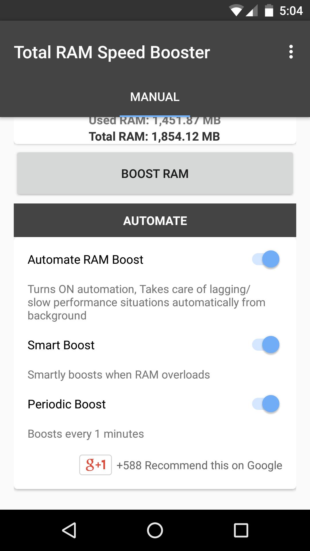 Total RAM Speed Booster Free