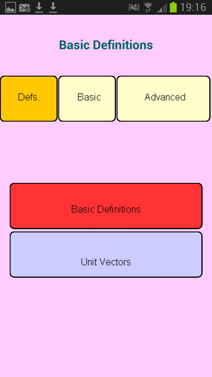 Math Vector Learning