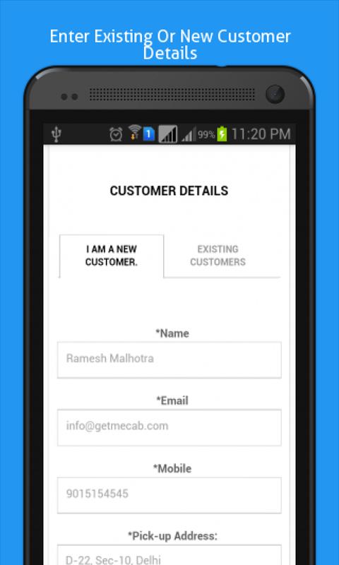Cab Booking(Taxi) App India