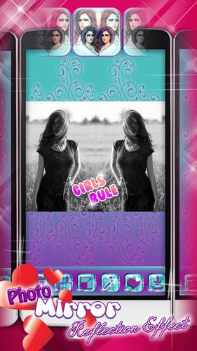 Photo Mirror Reflection Effect