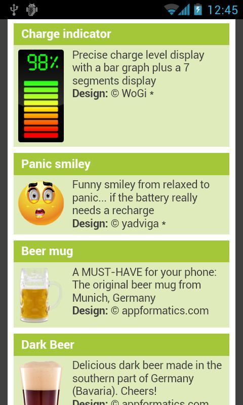 Yabawi (Battery Widget)