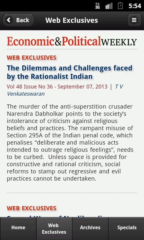 Economic and Political Weekly