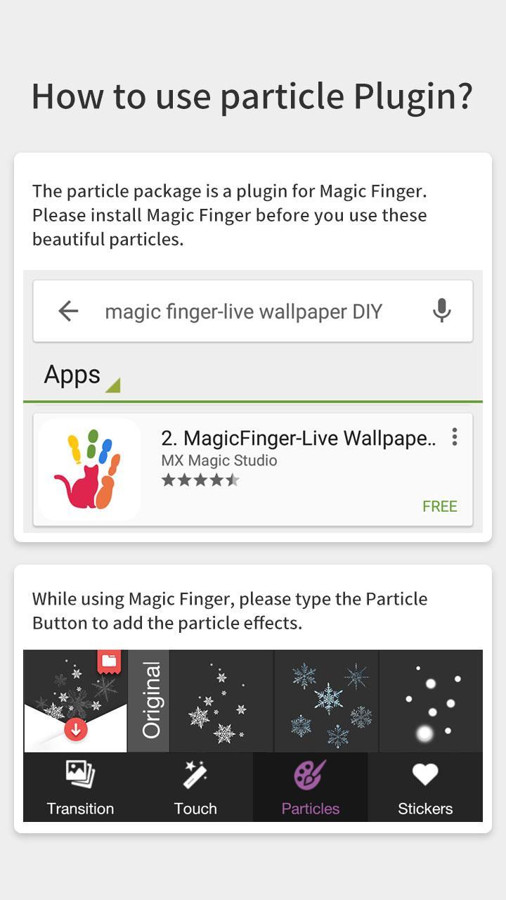 Snowflake-Magic Finger Plugin