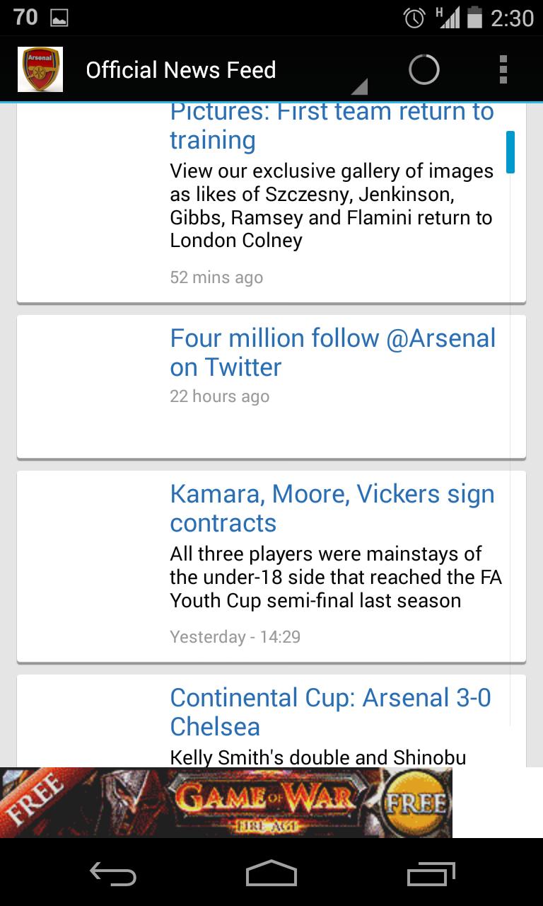 Arsenal FC News Plus Free