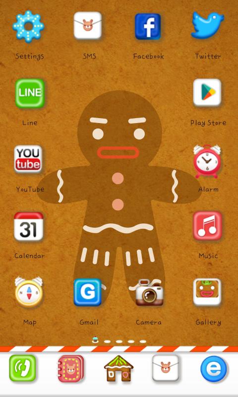 Cookie man icon style theme