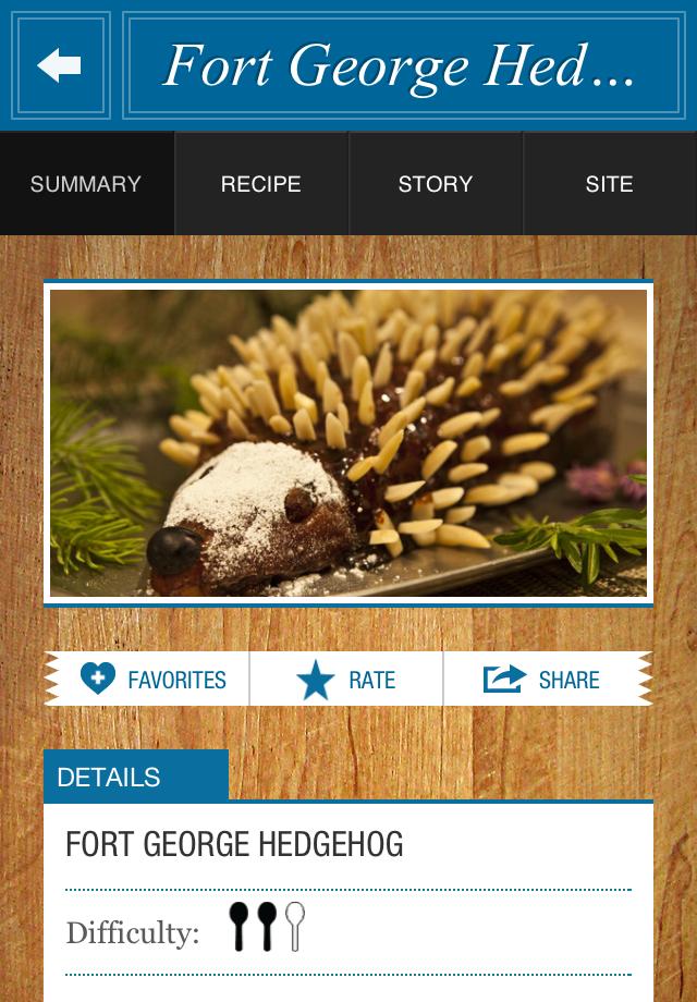 Parks Canada Heritage Gourmet