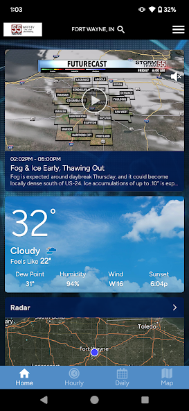 FOX 55 Mobile Weather App