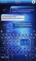 TouchPal Blue Rain Theme