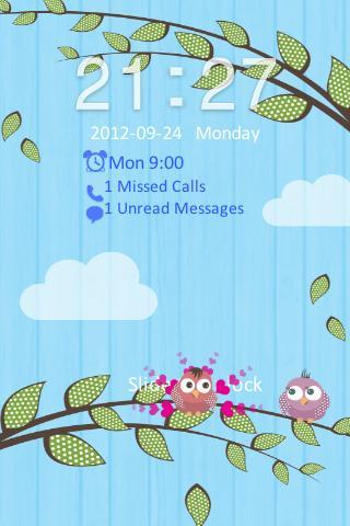 Go Locker Love Birds Theme