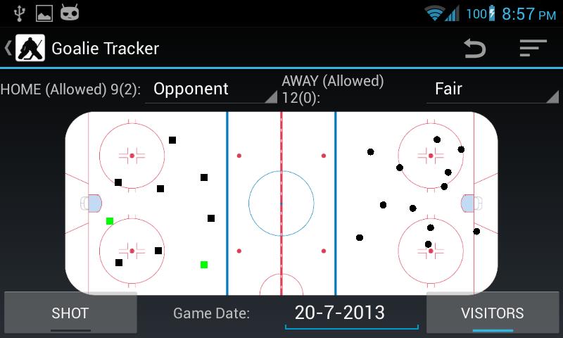 Goalie Tracker