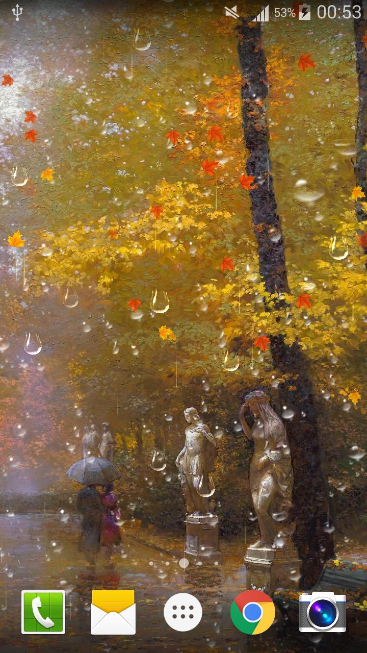 Maple Drops Live Wallpaper