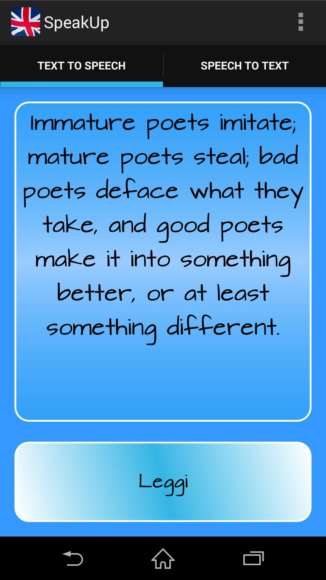 Speak up! - pronuncia inglese