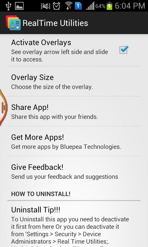 RealTime Utilities - Sidebar