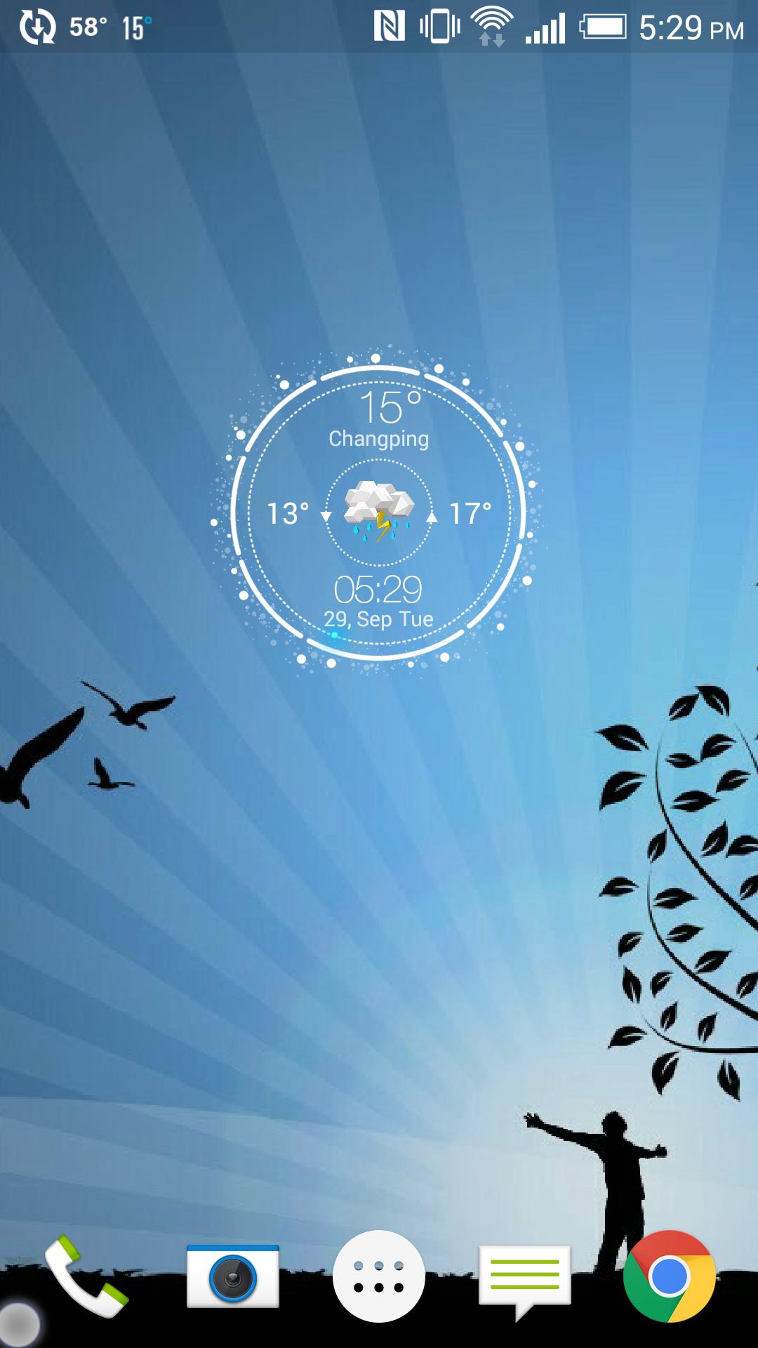 Real-time Weather Watch Widget