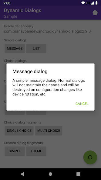 Dynamic Dialogs