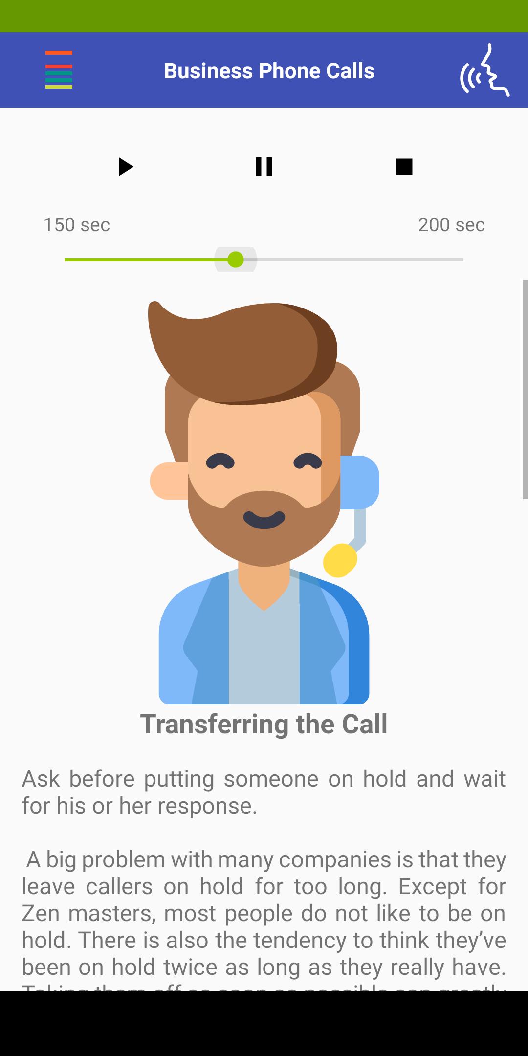 Business Phone Calls