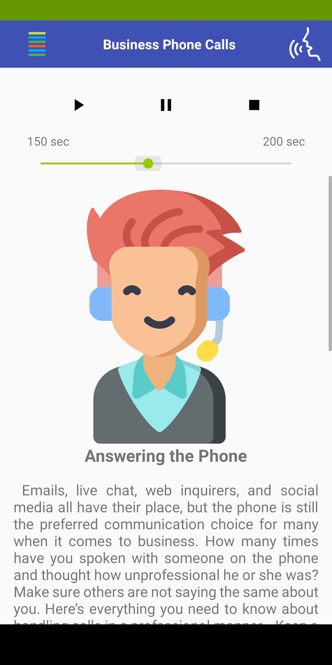 Business Phone Calls