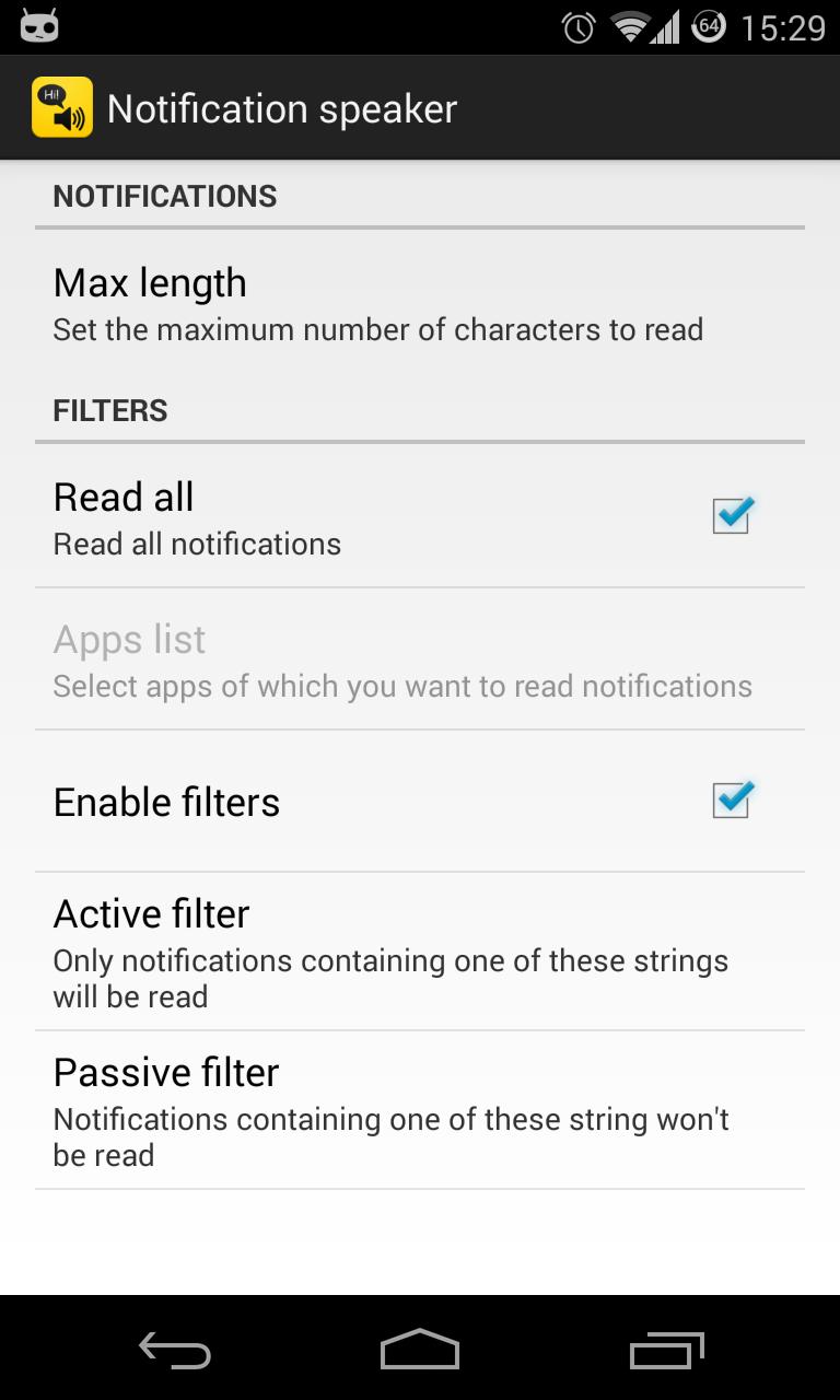 Notification Speaker