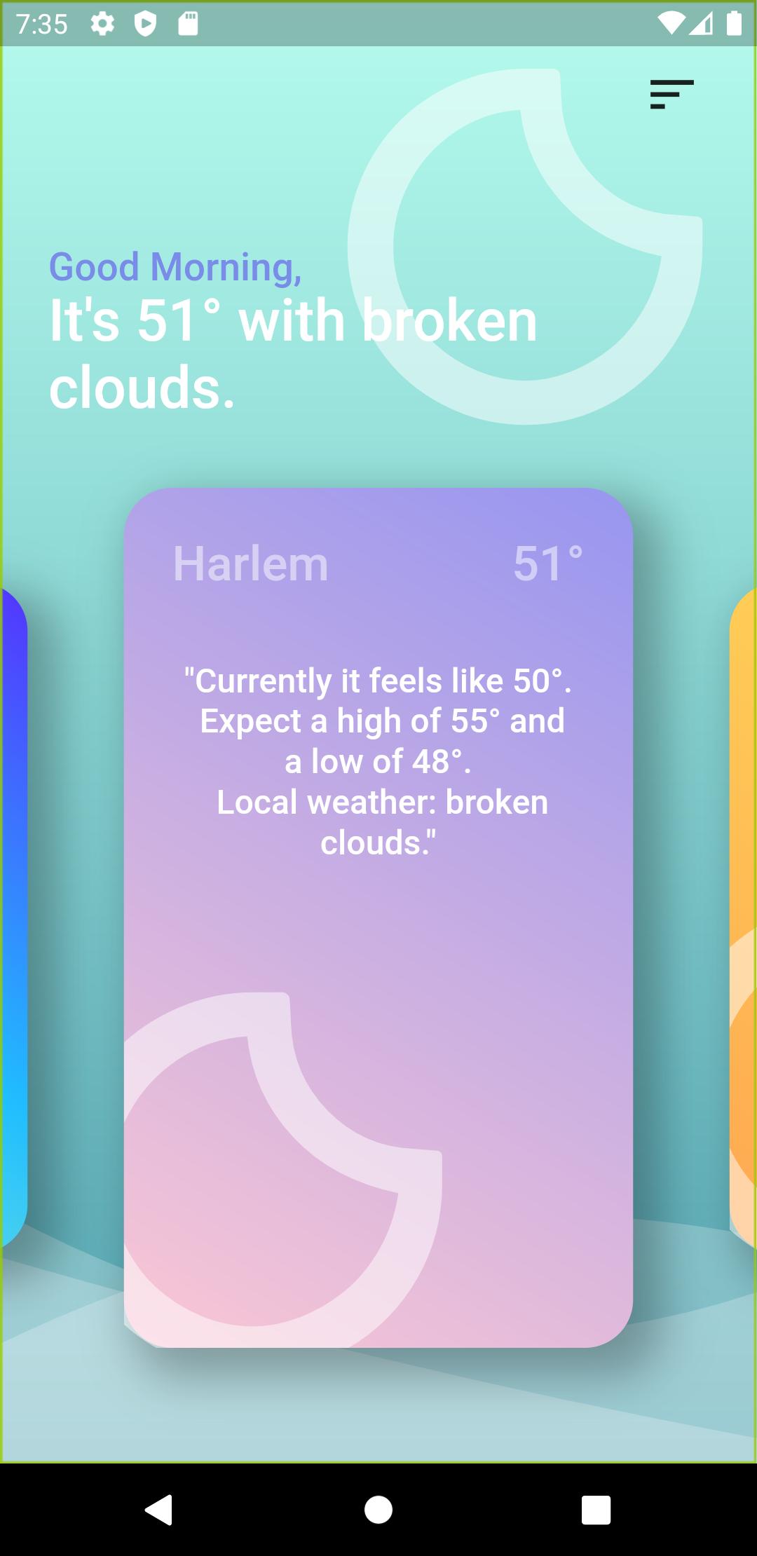 B & O Weather App