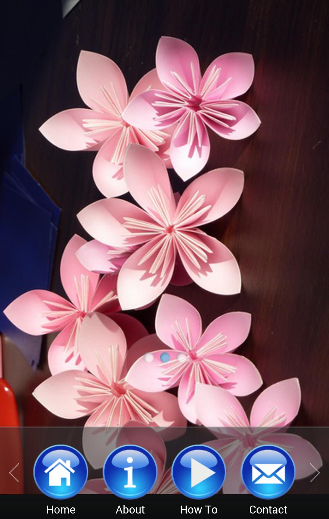 Easy Origami Flower Bouquet