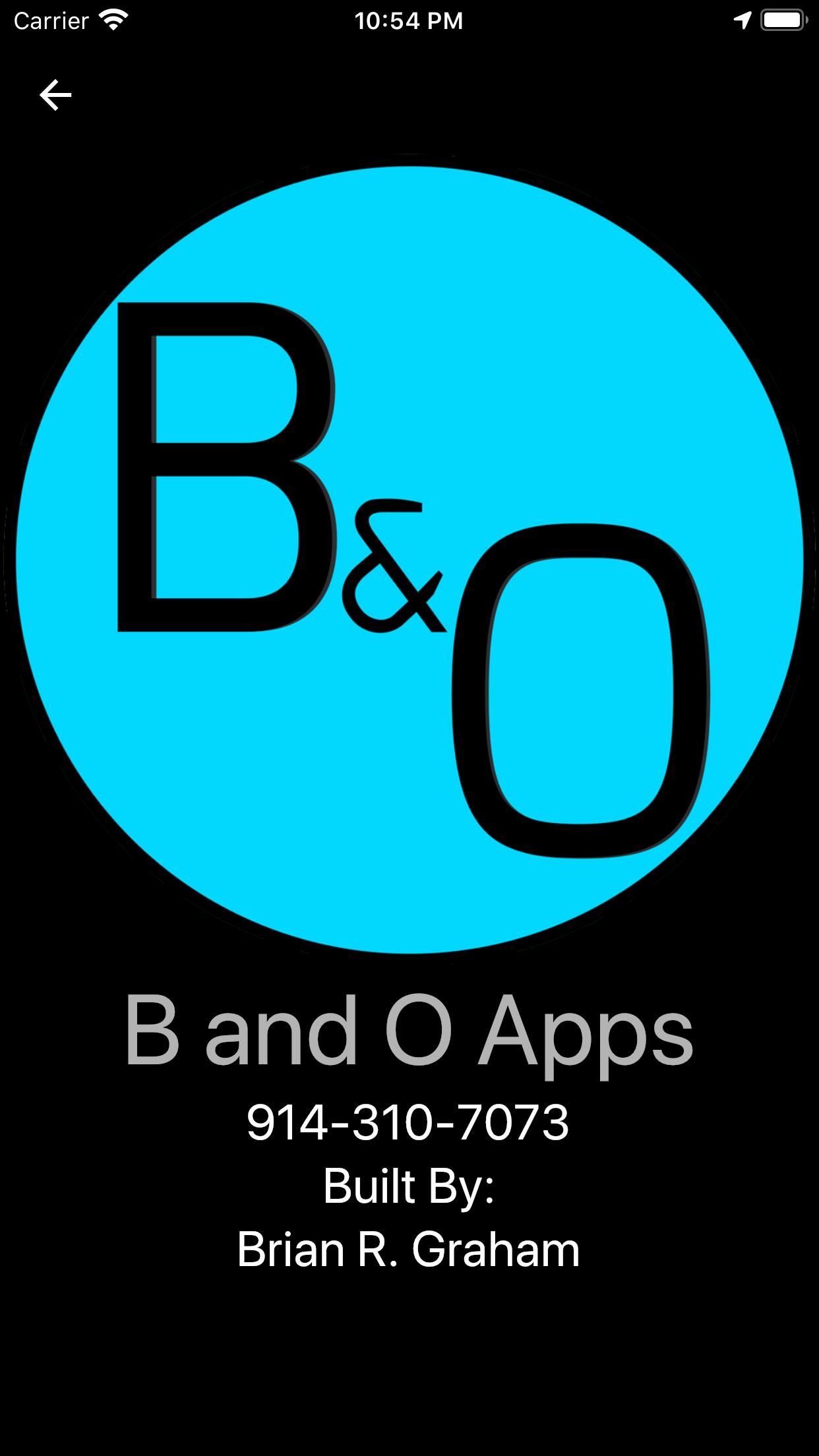 B & O Weather App