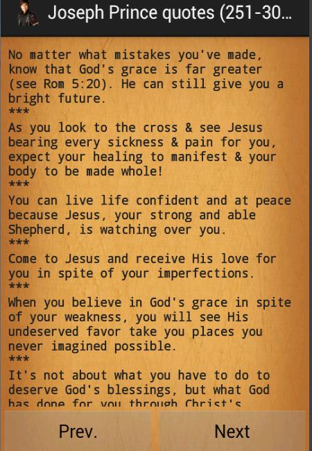 Joseph Prince quotes & Psalms