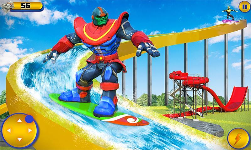 Superhero Water Park : Amusement Park Games