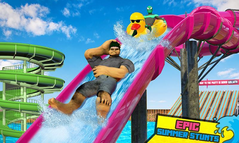 Superhero Water Park : Amusement Park Games
