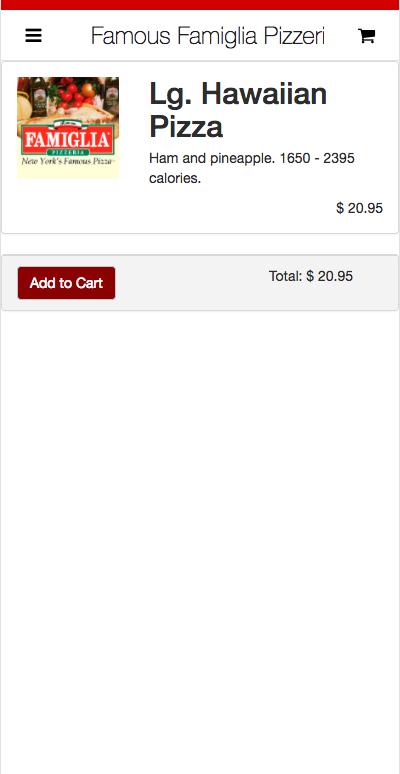 Famous Famiglia Pizzeria