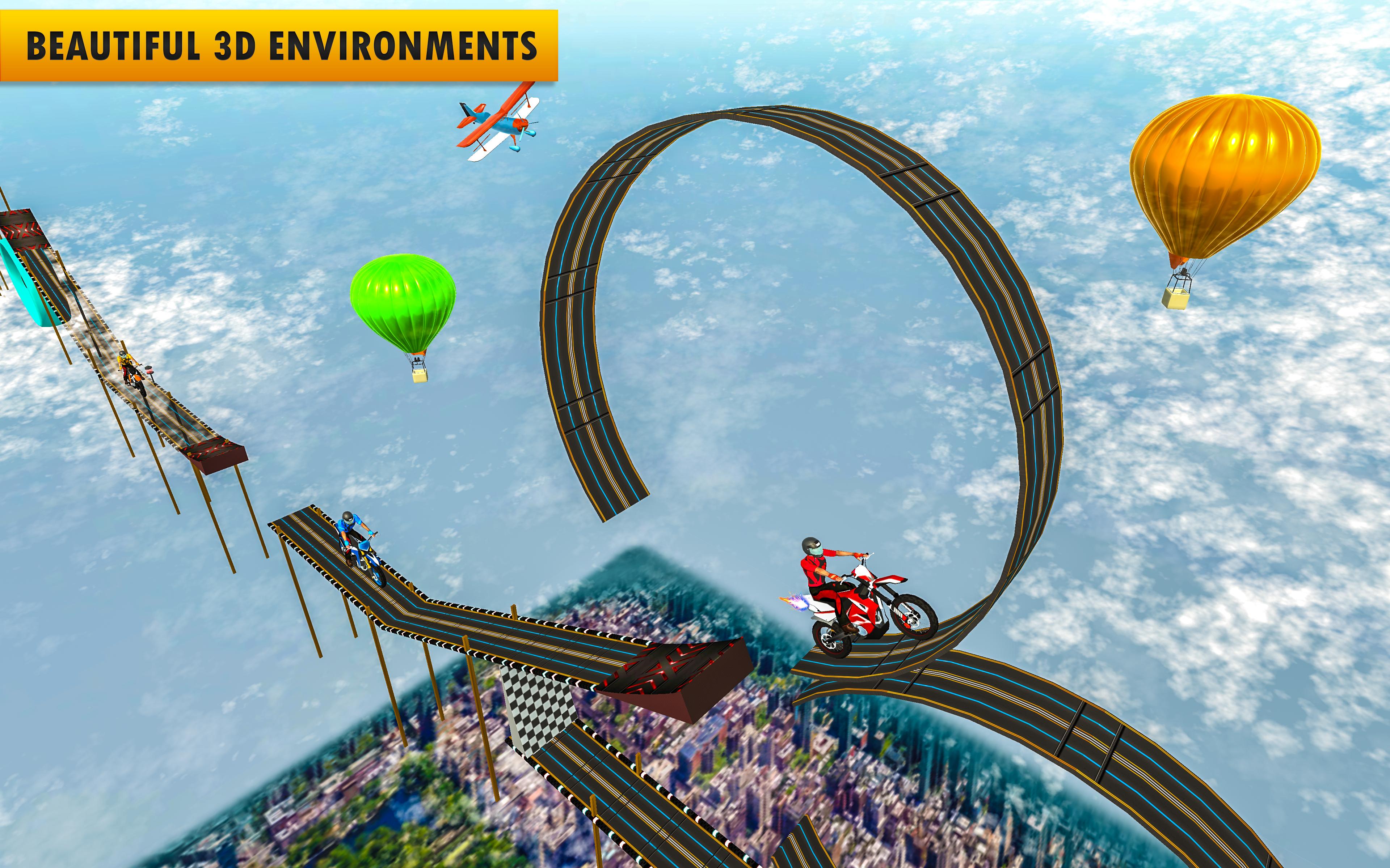 Bike Racing Master Ramp Stunt