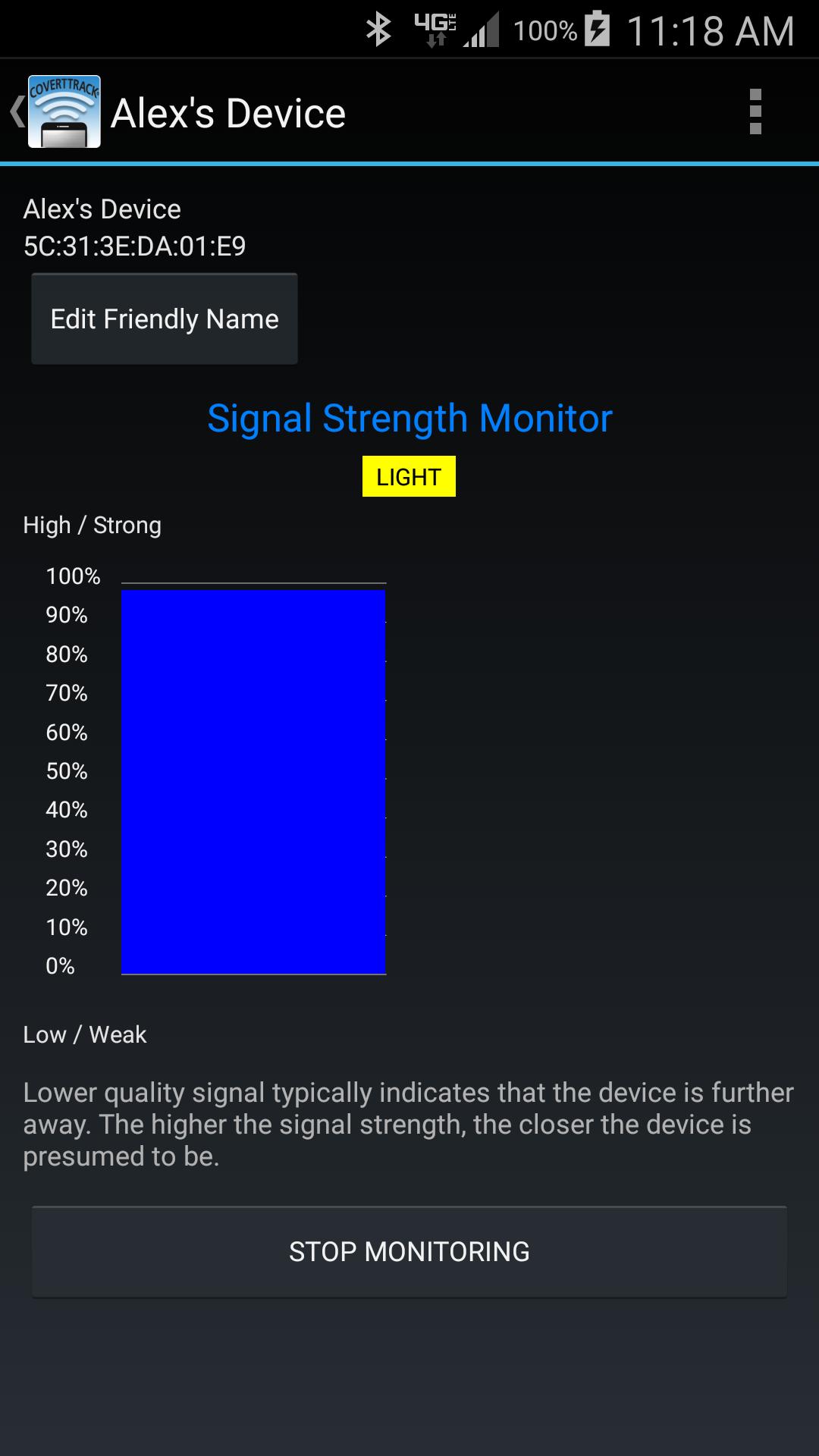 CovertTrack Bluetooth Tracker