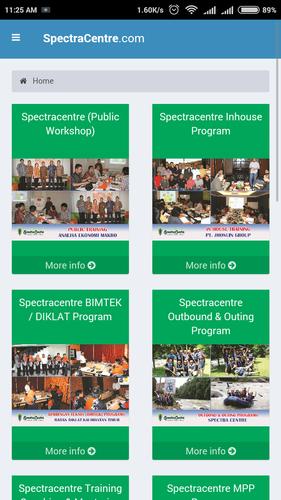 Training SpectraCentre