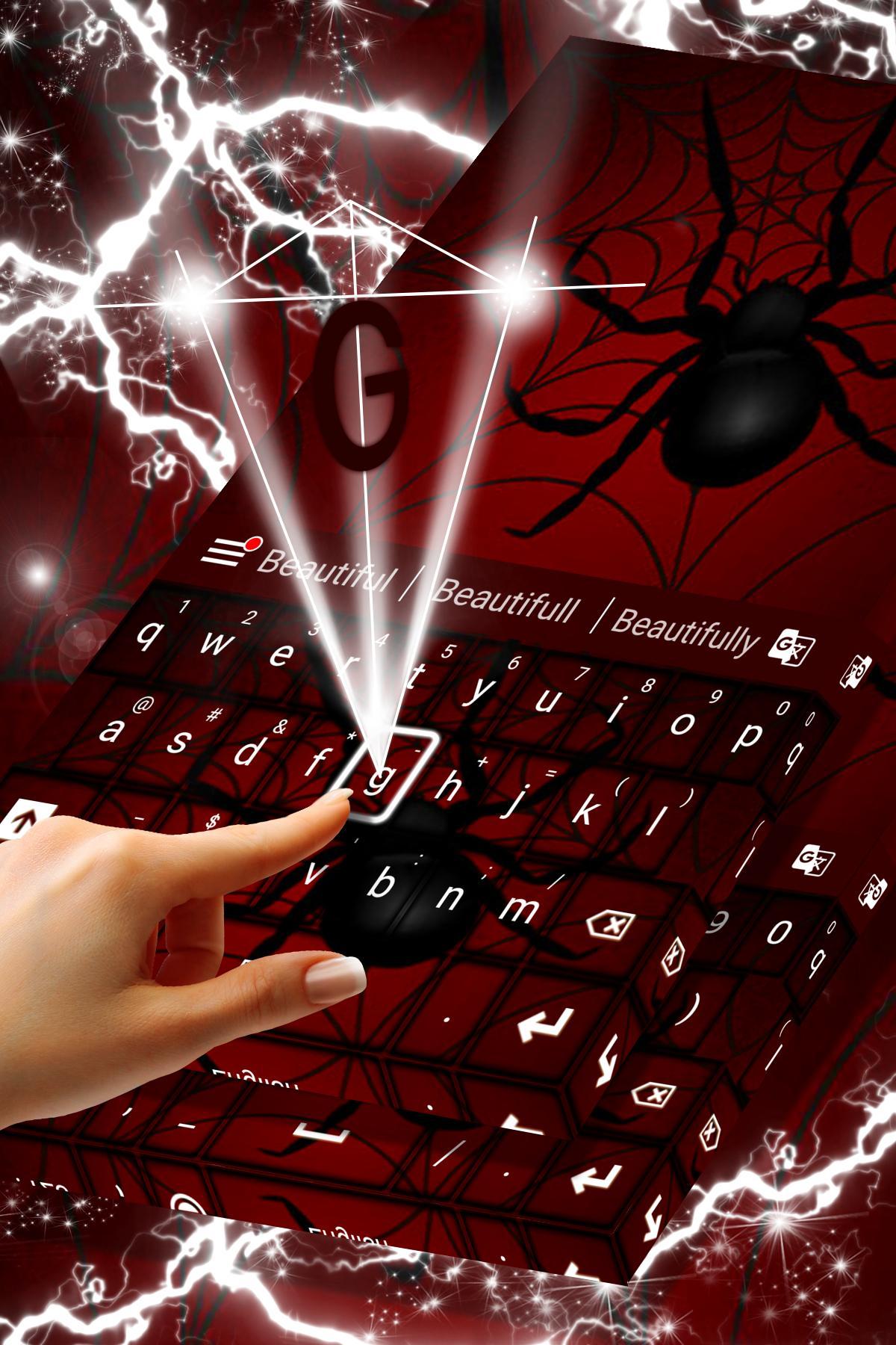 Black Widow Keyboard Theme