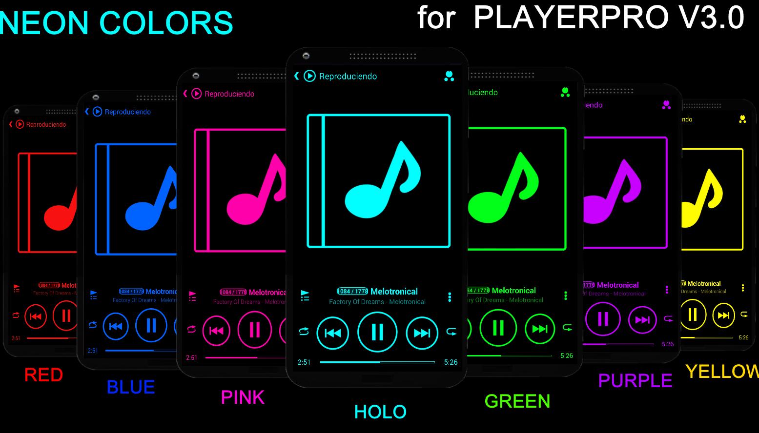 SKIN PLAYERPRO V3 NEON YELLOW