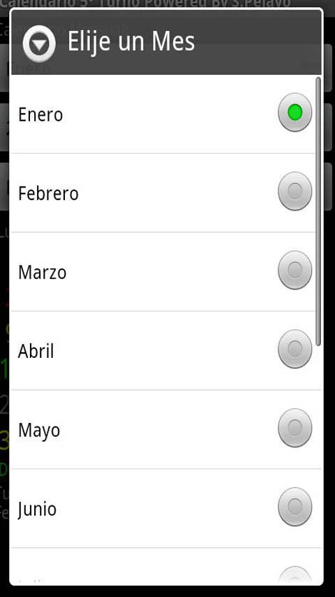 Calendario Turnos Acerinox