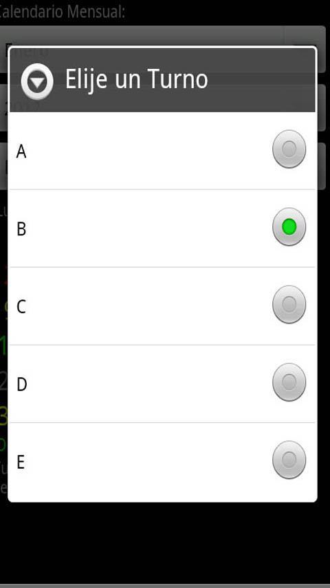 Calendario Turnos Acerinox