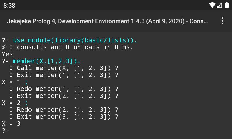 Jekejeke Prolog Environment