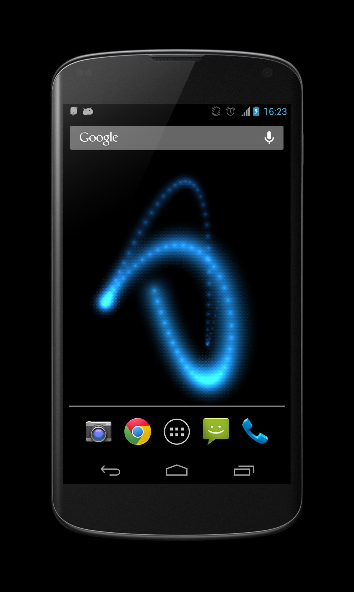 Glowing Snake Live Wallpaper