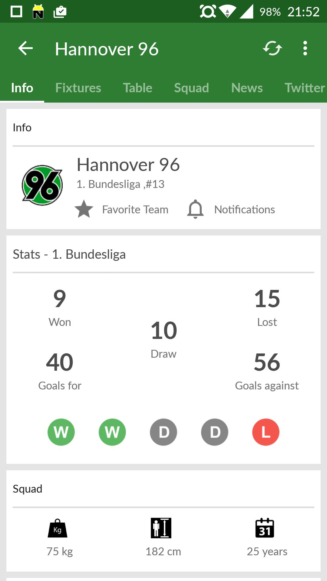 German Football - Bundesliga