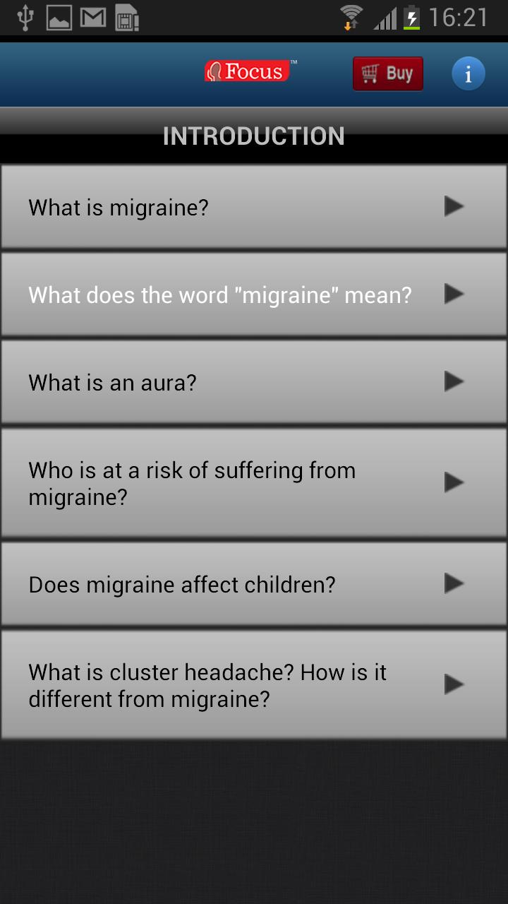 FAQs in Migraine