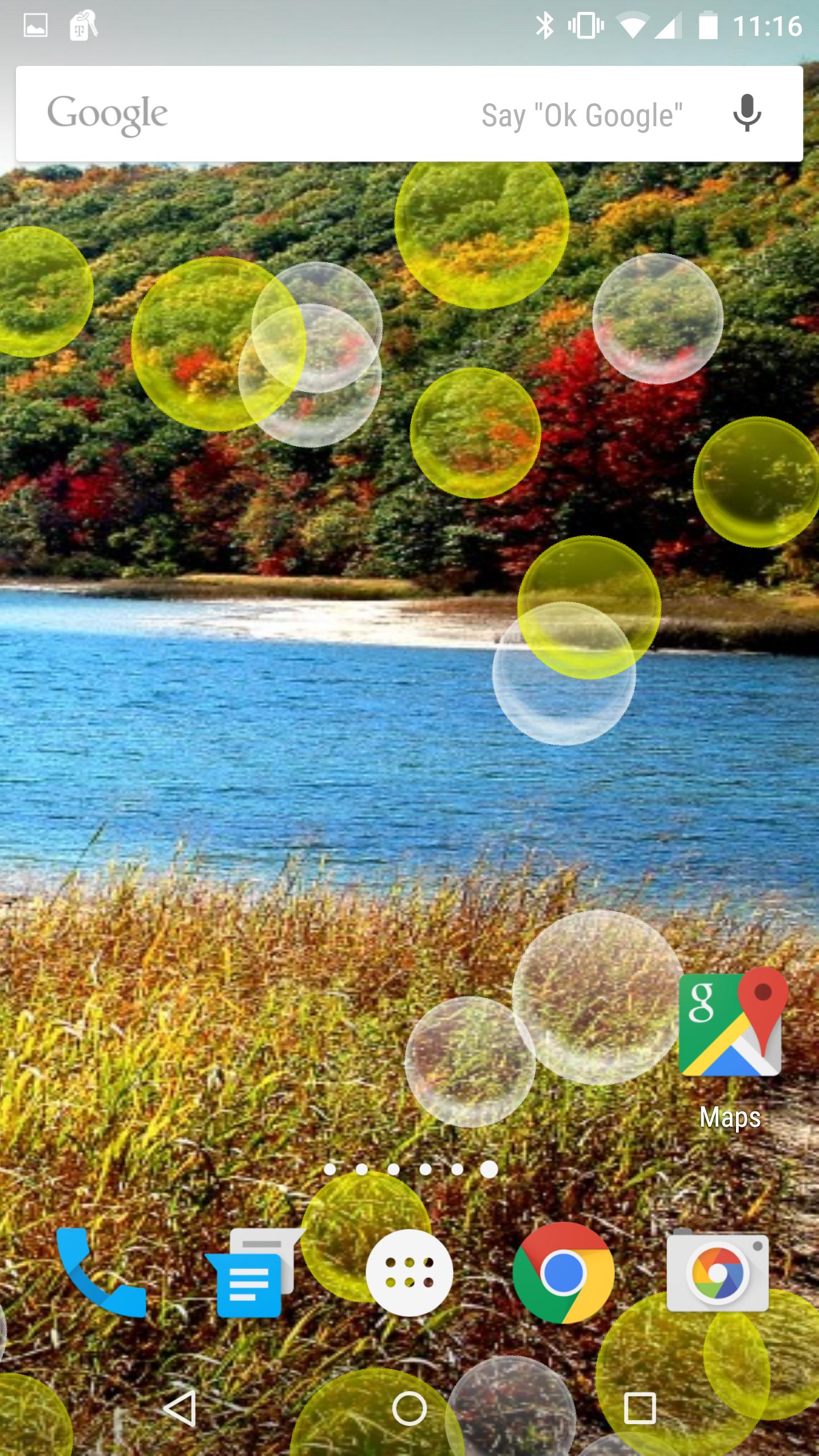 Bright Bubble Live Wallpaper
