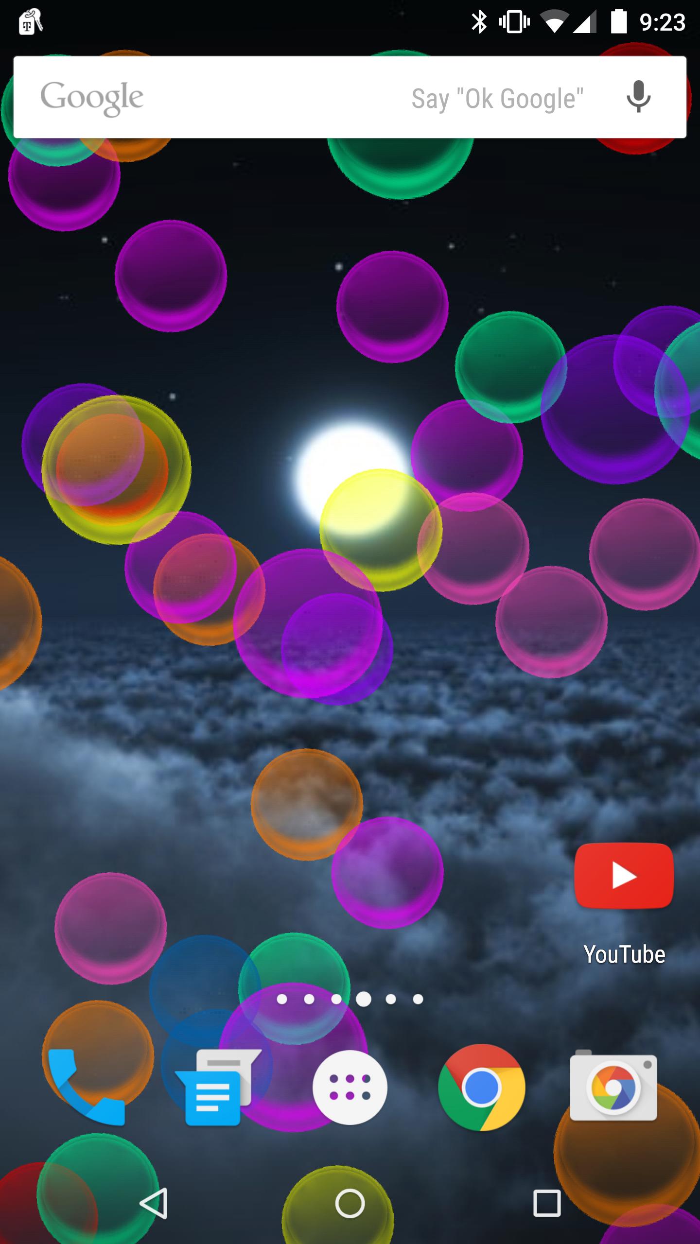 Bright Bubble Live Wallpaper