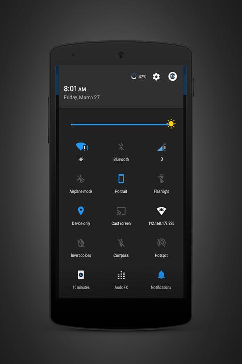 Prime Blue Dark - Layers Theme