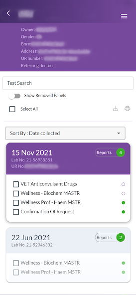 Gribbles Vet eResults