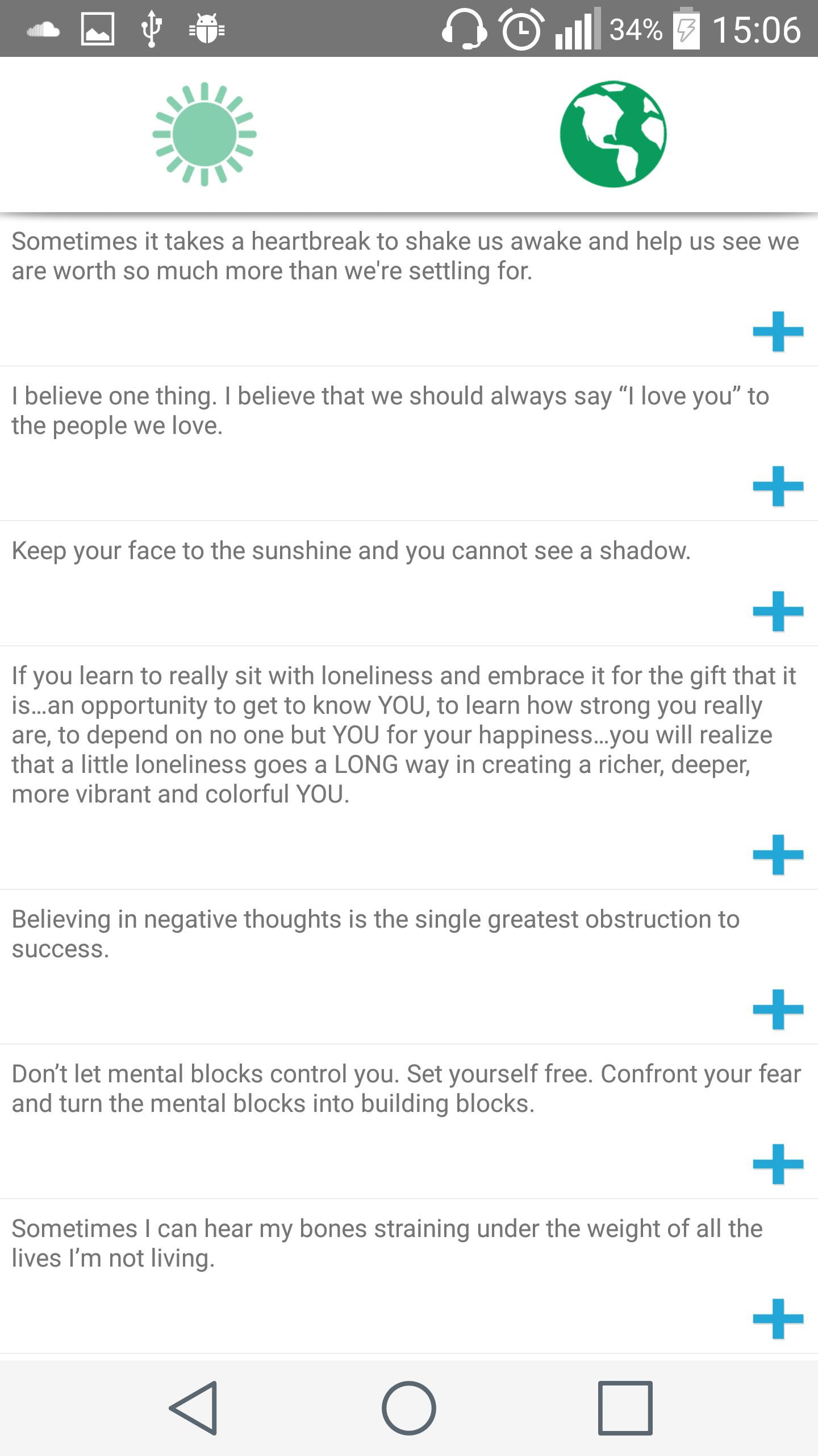 Good Thoughts Reminder