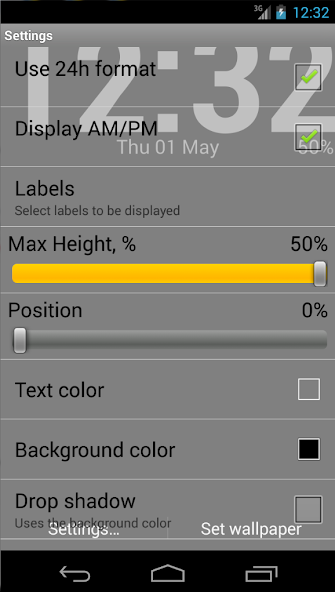 Simple Clock Live Wallpaper