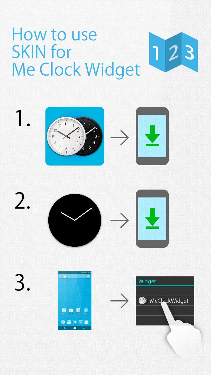 Drawing clock widget -Me Clock