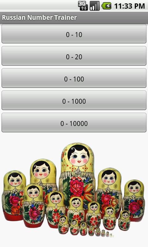 Russian Numbers Trainer FREE