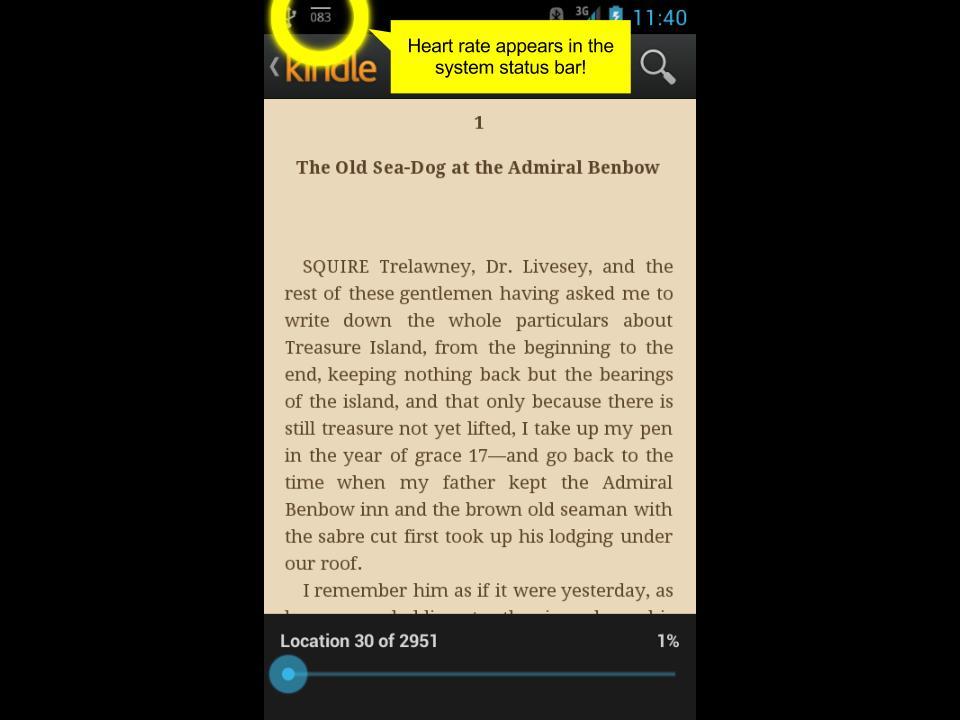 Zephyr HRM BT Status