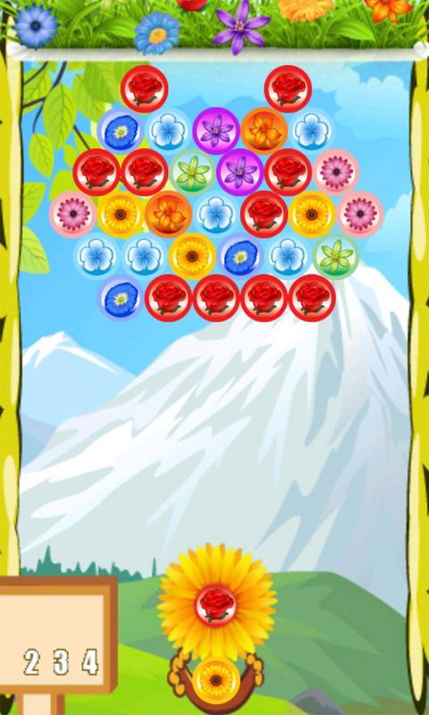 Flowers Bubble Shooter